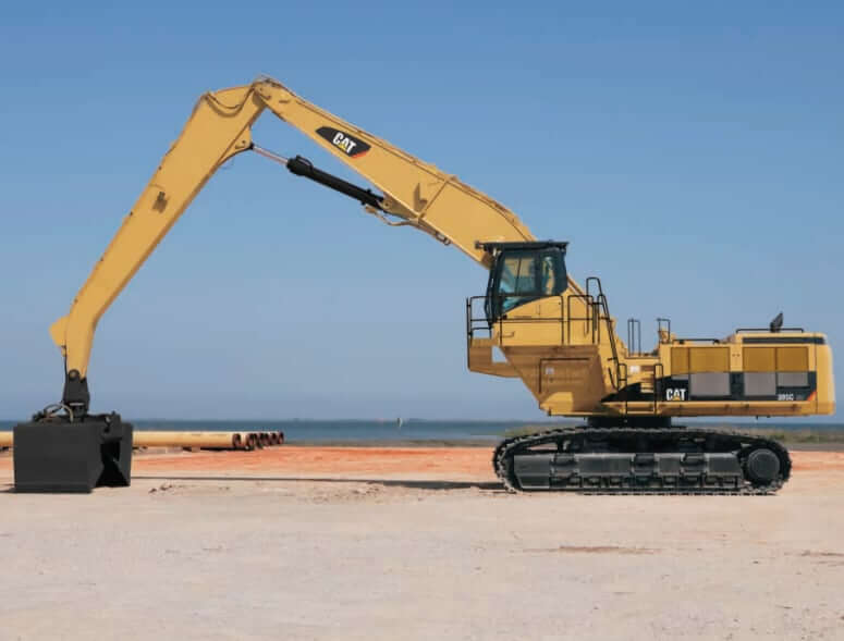 ТТХ, вес и размеры перегружателя CAT 385C MH