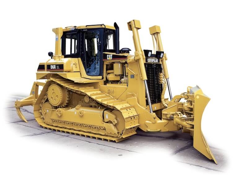 ТТХ бульдозера CAT D6R XL (габариты, вес, двигатель)