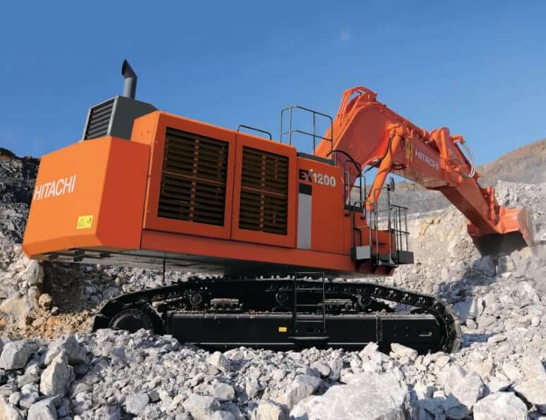 ТТХ ходовой части экскаватора Hitachi EX1200-6