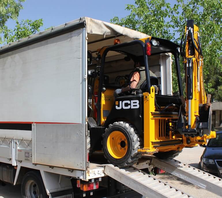 JCB 1CX Compact экскаватор-погрузчик Dimensions