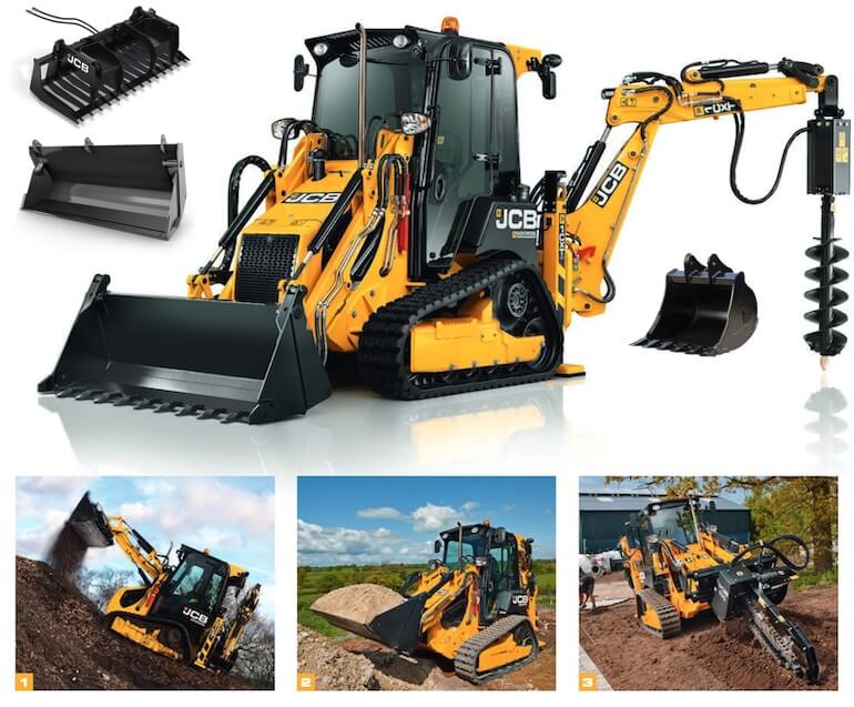 JCB 1CXT экскаватор-погрузчик Attachments