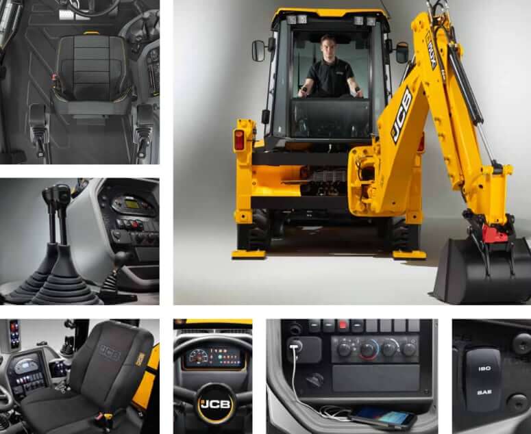 Кабина экскаватора-погрузчика JCB 3CX Compact 