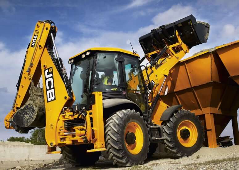 ТТХ фронтального оборудования погрузчика JCB 4CX