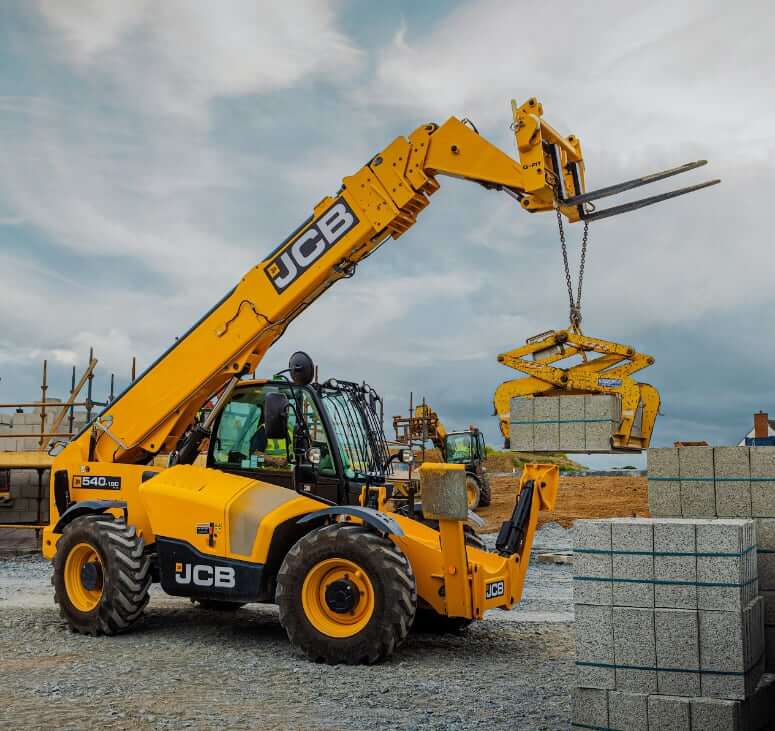 ТТХ телескопического погрузчика JCB 540-180 HI-VIZ