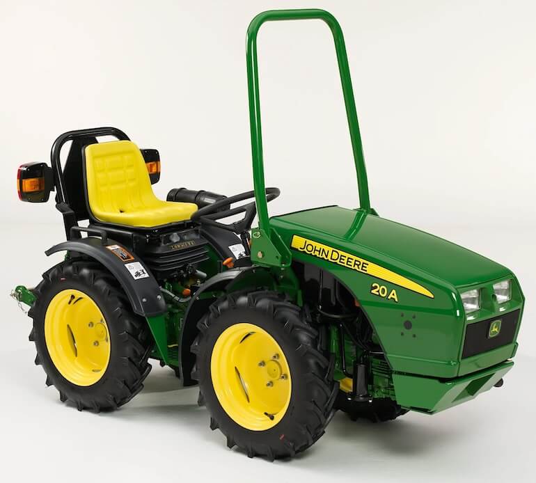 John Deere Milenio 20A Compact трактор Specifications and Dimensions