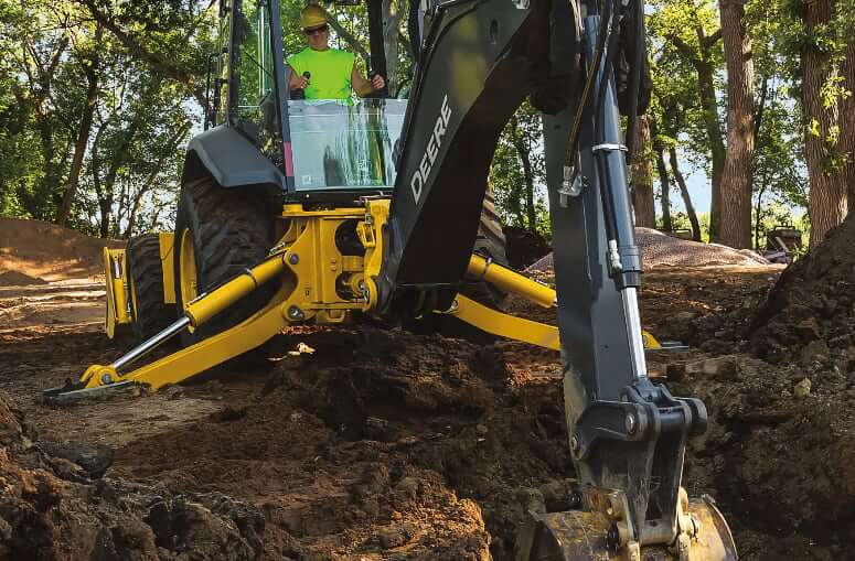 Характеристики экскаваторного оборудования John Deere 710J