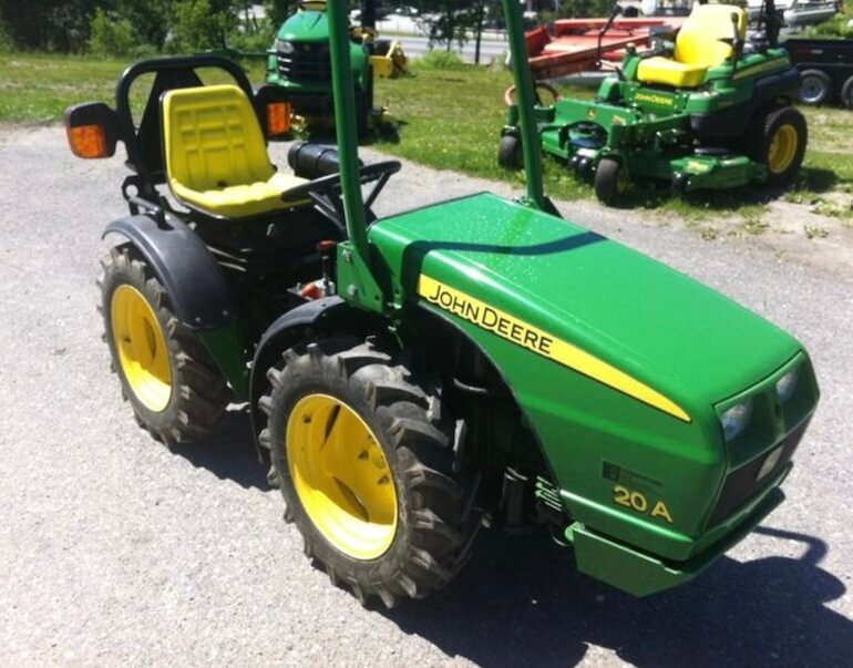 John Deere Milenio 20A Orchard трактор Specs