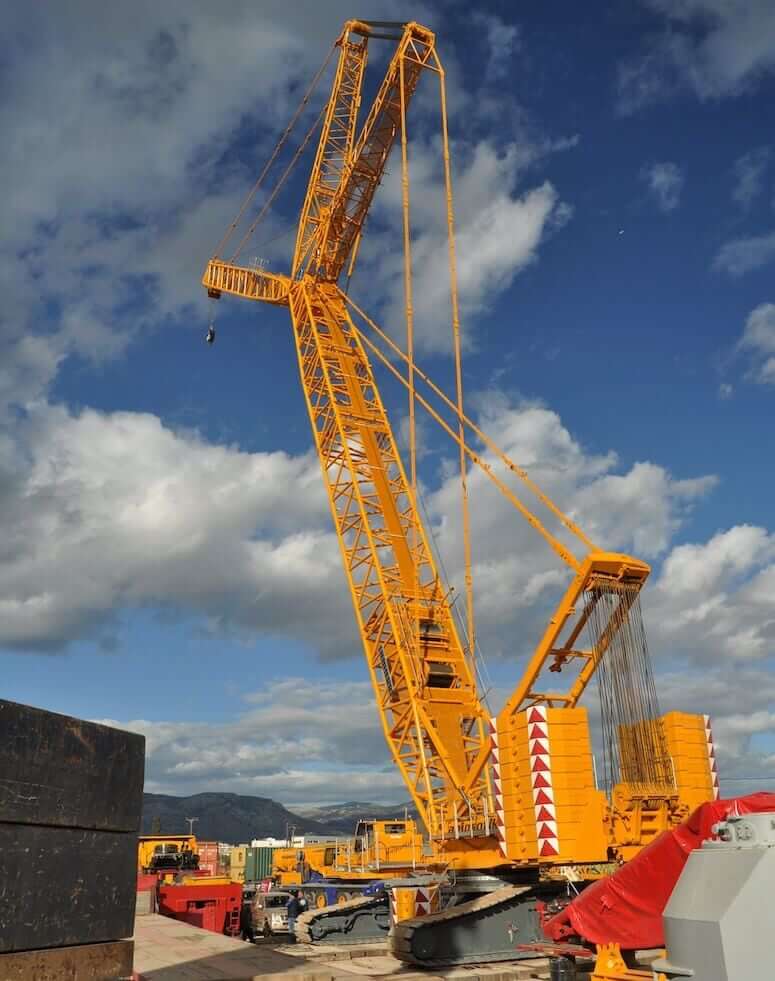 Размеры крана Liebherr LR 1600/2