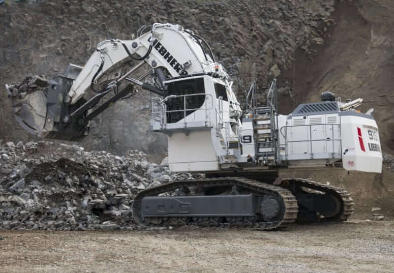 Технические характеристики экскаватора Liebherr R 9150 с прямой лопатой