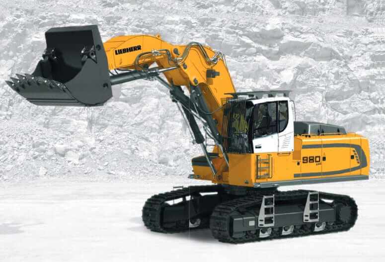 ТТХ Liebherr R980 SME Litronic карьерный экскаватор с прямой стрелой