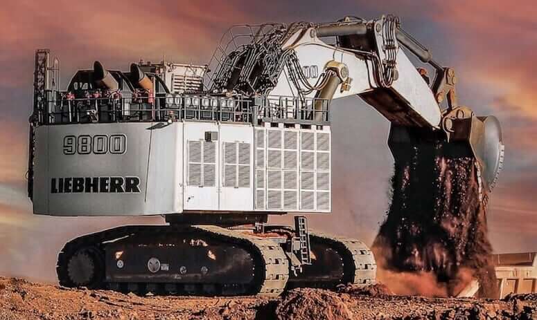 Карьерный экскаватор Liebherr R 9800 ТТХ