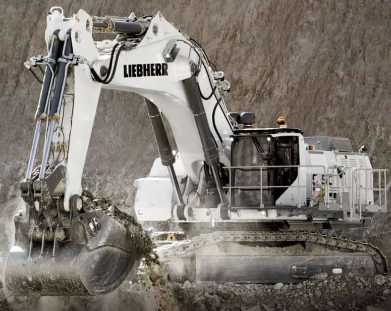 ТТХ карьерного экскаватора Liebherr R 9150 с обратной лопатой