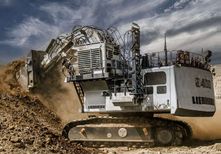 ТТХ карьерного экскаватора Liebherr R 9400 с прямой лопатой