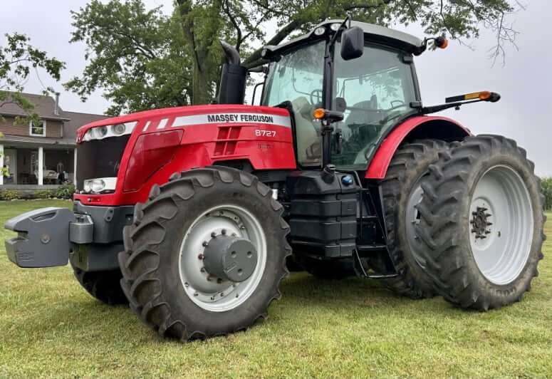 Размеры и технические характеристики Massey Ferguson 8727