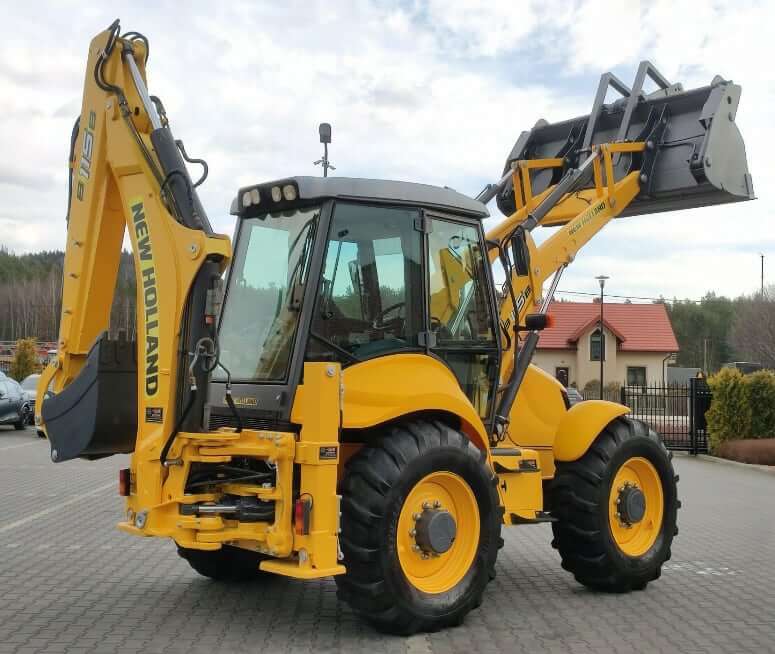 Вес и размеры экскаватора-погрузчика New Holland B115B