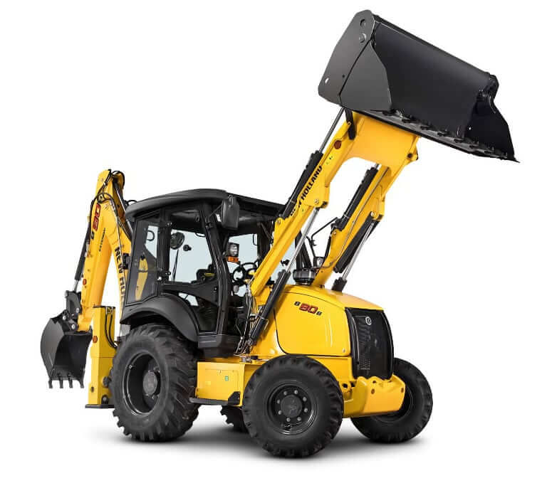 Характеристики фронтального оборудования New Holland B80B