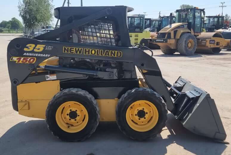 Вес, размеры и габариты New Holland L150