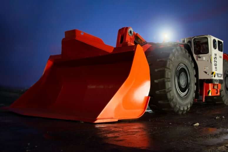 Характеристики ковшей Sandvik LH625iE Toro