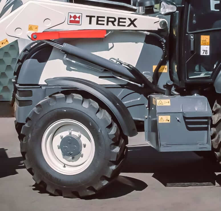 Объемы заправочных жидкостей Terex 860 Elite